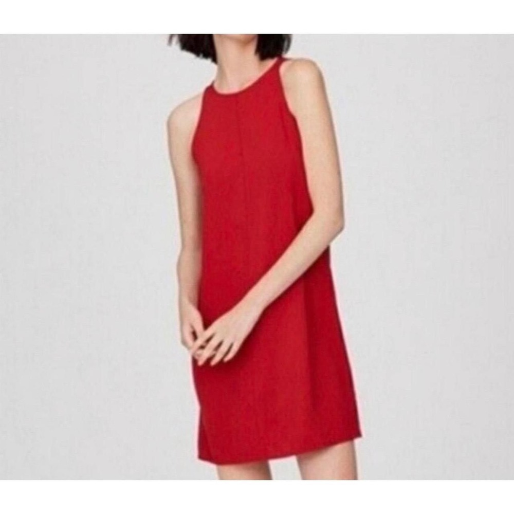 EVERLANE Red‎ Sleeveless Shift Dress Size 2